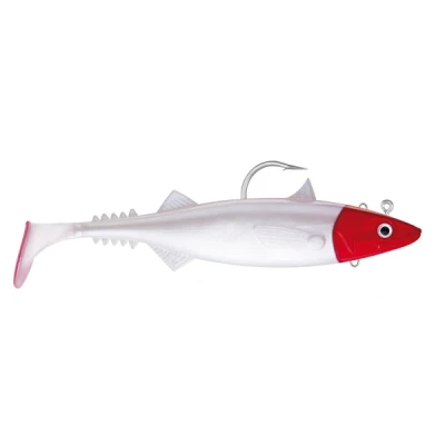Abbildung von Jackson Sea The Mackerel Montiert Red Head 23cm Gummifisch