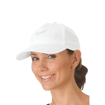 Abbildung von Trigema Damen 500005 Baseball Cap, Weiß (weiß 001), Large (Herstellergröße: 3)