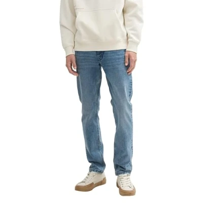 Abbildung von TOM Tailor denim Piers Jeans Straight Leg, Herren, Größe: 34x36, Light stone blue black