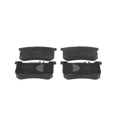Abbildung von BOSCH 0 986 494 985 Bremsbelagsatz Low Metallic mit Anti Quietsch Blech MERCEDES BENZ: S Class Saloon, SL Convertible