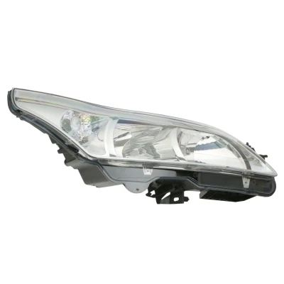 Abbildung von VALEO 043763 Scheinwerfer rechts H7, H1 Halogen transparent mit Abblendlicht für Rechtsverkehr ORIGINAL TEIL Stellmotor LWR
