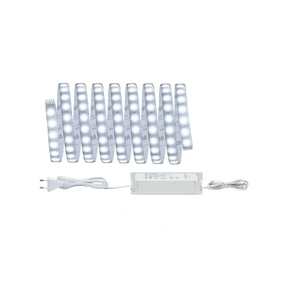 Abbildung von Paulmann 70665 LED Stripe MaxLED 500 Basisset 3m Tageslichtweiß 6500K beschichtet incl. 1x17 Watt dimmbar Lichtband Silber Kunststoff