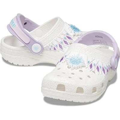 Abbildung von Crocs Unisex Kinder CLS FL I Am Frozen Ii Clog T, Weiß, 22/23 EU