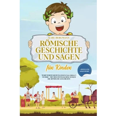 Abbildung von römische Geschichte und Sagen für Kinder: Warum Rom nicht in einem Tag erbaut wurde mit der Zeitmaschine durch die + Bezug zur Gegenwart