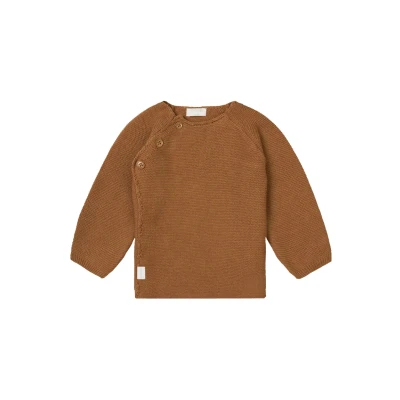 Abbildung von Noppies PINO Strickjacke für Kinder, Größe: 50, Chipmunk