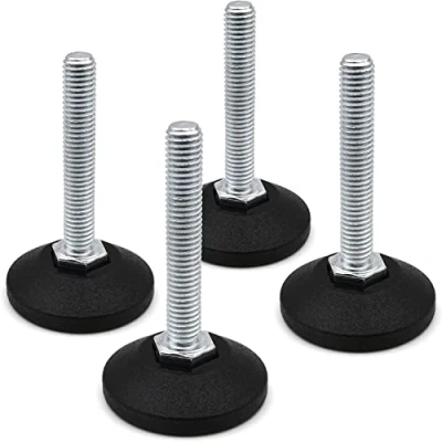 Abbildung von Design61 4X Verstellschraube Justierschraube Ø 38 mm mit verzinkter Stellschraube M8 x 50