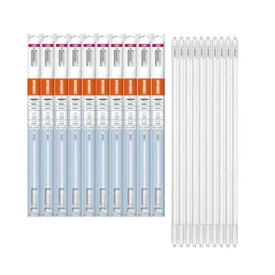 Abbildung von OSRAM LED TUBE T5 HF HE14 549 mm, lineare Röhre, 7W, 1000lm, 4000K, kaltweißes Licht, Ersatz für herkömmliche Leuchtstoffröhren mit G5 Sockel, lange Lebensdauer, energiesparend,10 Pack