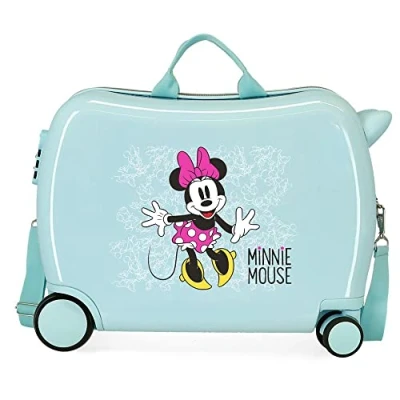 Abbildung von Disney Minnie Enjoy the Day Kinder Koffer Grün 50x38x20 cms Hartschalen ABS Kombinationsschloss 34L 2,1Kgs 4 Räder Handgepäck