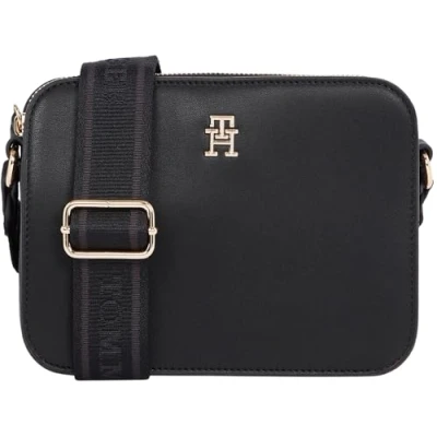 Abbildung von Tommy Hilfiger Logotape Camera BAG Umhängetasche, Damen, Größe: One Size, Black