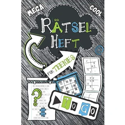 Abbildung von Rätselheft für Teenies to go: Cooles ab 12: Kreuzworträtsel, Logicals, Wortsuche, Labyrinthe, Buchstabenrätsel, Kakuro, Sudoku
