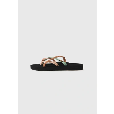 Abbildung von Teva Olowahu Pantolette flach, Damen, Größe: 40, Mixed maple sugar multi Schuhe