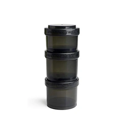 Abbildung von Smartshake Revivie Flaschen Shaker, 3er Set mit 450 ml, Schwarz