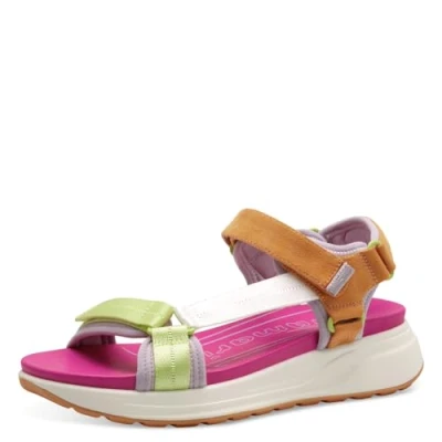 Abbildung von Tamaris Trekkingsandale, Damen, Größe: 40, Multicolor Schuhe