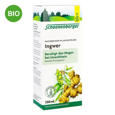 Abbildung von Schoenenberger Naturreiner Pflanzentrunk Ingwer