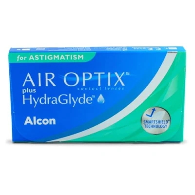 Abbildung von Air Optix plus HydraGlyde for Astigmatism Monatslinsen weich, 6 Stück, BC 8.7 mm, DIA 14.5 CYL 1.75, ACHSE 160, 5.5 Dioptrien