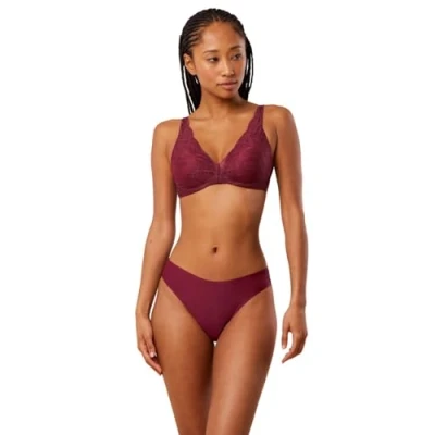 Abbildung von Triumph Damen Body Make Up Illusion Lace WP Bra, Woodrose, 85C