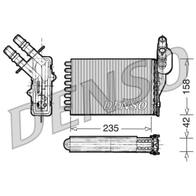 Abbildung von DENSO DRR23001 Wärmetauscher