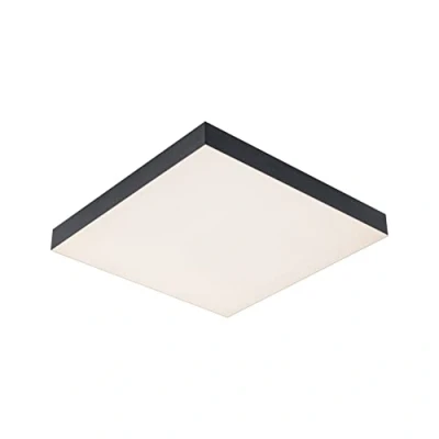 Abbildung von Paulmann 79907 LED Panel Velora Rainbow eckig incl. 1x13,2 W dimmbar dynamicRGBW Farbsteuerung Schwarz Metall Deckenleuchte 3000 K