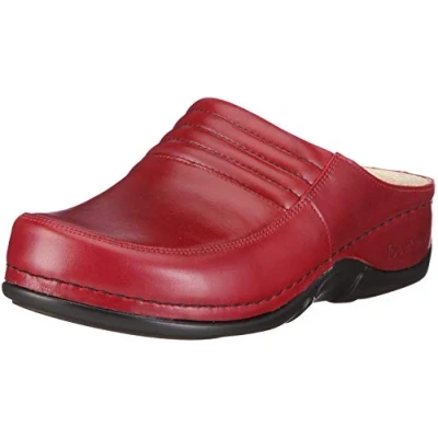 Abbildung von Berkemann Damen Victoria Clogs, Rot Weinrot, 38 EU