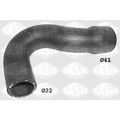 Abbildung von SASIC SWH6752 Kühlerschlauch rechts oben OPEL: Corsa B Hatchback