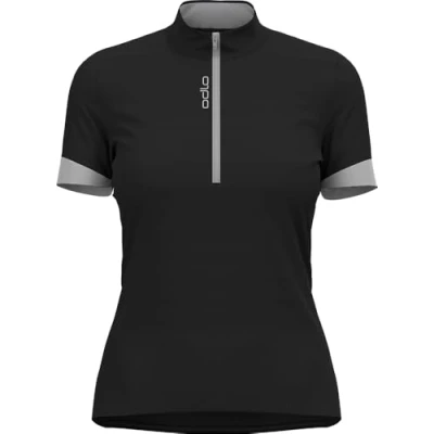 Abbildung von ODLO Fahrradtrikot Damen Essential I Radtrikot Kurzarm Fahrradshirt