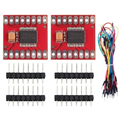 Abbildung von Youmile 2 Stück TB6612FNG Doppelmotor Treibermodul DC Schrittmotor Antriebssteuerkarte für Arduino Mikrocontroller mit Sprungdraht
