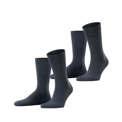 Abbildung von Esprit Basic EASY 2PACK UNI Socken, Herren, Größe: 47 50, Navy mel. (6127)