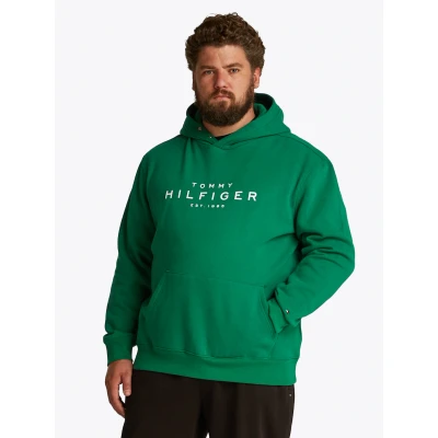 Abbildung von Tommy Hilfiger Hoody Sweatshirt, Herren, Größe: 5XL, Nouveau green