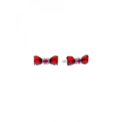 Abbildung von Pandora Damen Ohrringe Silber/Rot 293779C01