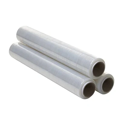 Abbildung von Film zum Verpacken. Länge, elastische Folie, manuelle Verpackung. (3, Transparent)