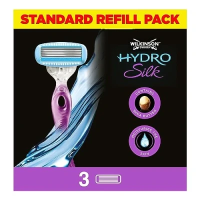 Abbildung von Wilkinson Sword Hydro Silk Rasierklingen für Damen Rasierer 3 St