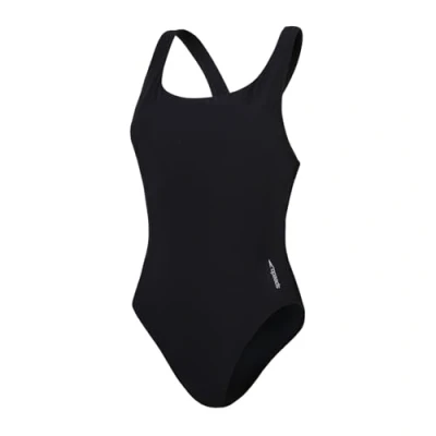 Abbildung von Speedo Damen Solid Scoop Mesh 1 Pc Badeanzug, Schwarz, 42 EU