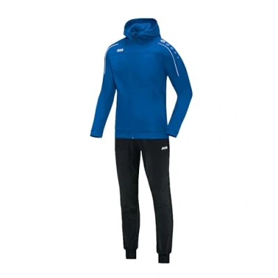 Abbildung von JAKO Trainingsanzug Kinder Polyester Classico mit Kapuze Royal Gr. 152 Jogginganzug 2 teilig für Sport und Alltag, Jogginghose &amp; Trainingsjacke
