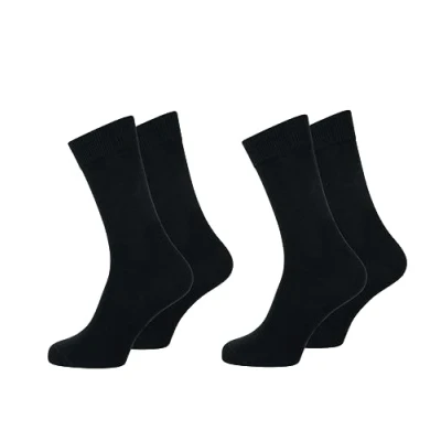 Abbildung von Nur Der 2er Pack Baumwolle Business Socken Herren, schwarz, 46