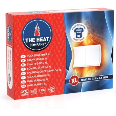 Abbildung von The Heat Company Rückenwärmer XL 3 Stück Wärmepflaster für Rücken &amp; Körper EXTRA WARM perfekt als Körperwärmer 18 Stunden wohlige Wärme rein natürlich