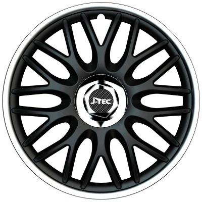 Abbildung von J TEC Orden R J14520 Radblenden 14Zoll schwarz/silber, chrom