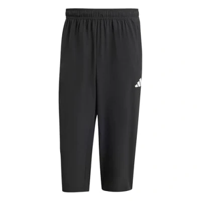 Abbildung von adidas Herren Train Essentials 3/4 Woven Pants, Black, 3XL