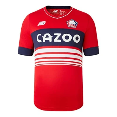 Abbildung von New Balance Lille LOSC Home Short Sleeve Tshirt print, Herren, Größe: Medium,