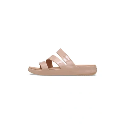 Abbildung von Crocs Herren Getaway Patent Strappy Badeschlappen, Pink Caramel, 38/39 EU