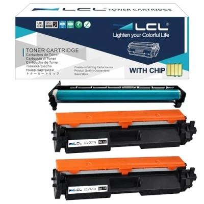 Abbildung von LCL Kompatibel Toner 17A CF217A 19A CF219A (3Pack 2Toner+1Drum) für HP Laserjet Pro M102 M102a M102w MFP M130 M130a M130fn M130fw M130nw M132 M132a M132fn M132fp M132fw M132nw