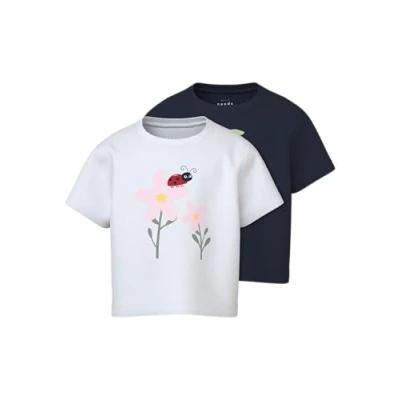 Abbildung von Name It Kurzarmshirt »NMFVILINSE 2P SS NREG SHORT TOP«, (Packung, 2 tlg.)