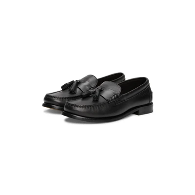 Abbildung von Tommy Hilfiger Slipper »HILFIGER TASSEL LTH LOAFER«, Blockabsatz, Mokassin, Businessschuh mit modischer Quasten