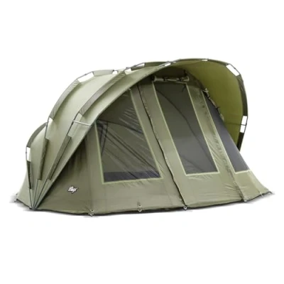 Abbildung von Lucx® Bobcat Angelzelt 2 Mann Bivvy Karpfenzelt Personen Anglerzelt Carp Dome Fishing Tent Campingzelt