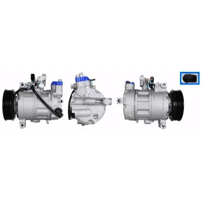 Abbildung von ELSTOCK 51 1166 Kompressor PAG 46 YF R134a, R1234yf mit Dichtungen AUDI: A6 C7 Avant, Allroad