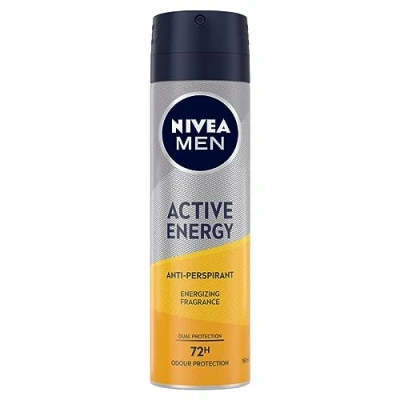Abbildung von NIVEA Antiperspirant Active Energy spray, 150 ml