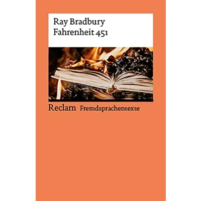 Abbildung von Fahrenheit 451. Englischer Text mit deutschen Worterklärungen. B2 (GER): Bradbury, Ray Originalversion; Erläuterungen 14502 Überarb. und aktual. Ausgabe 2023 (Reclams Universal Bibliothek)