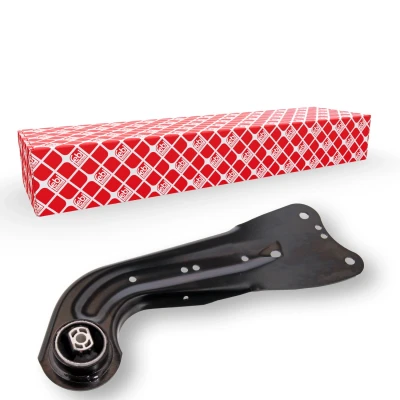 Abbildung von FEBI BILSTEIN 103726 Querlenker mit Lager Hinterachse rechts, mitte Längslenker, Stahlblech VOLKSWAGEN: Golf 7 Variant, Passat B8 Variant