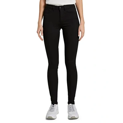 Abbildung von TOM TAILOR Denim Damen Nela Extra Skinny Jeans, 10240 Black Denim, 27W / 34L