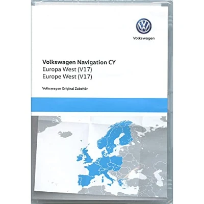 Abbildung von Volkswagen 1T0051859AS Navigations DVD ROM Europa West V17, nur für RNS 510/810, Geräteplattform CY