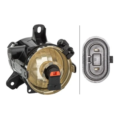 Abbildung von HELLA 1N0 354 824 021 Nebelscheinwerfer rechts 12 mit Glühlampe OPEL: Meriva B, Corsa E Hatchback